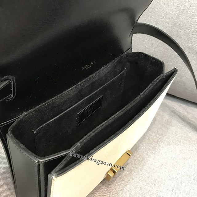 YSL专柜款女包 聖羅蘭經典款MEDIUM BELLECHASSE翻蓋包包 YSL肩背斜挎包 462044  jjh1060